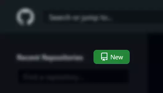 在 GitHub 网页新建项目